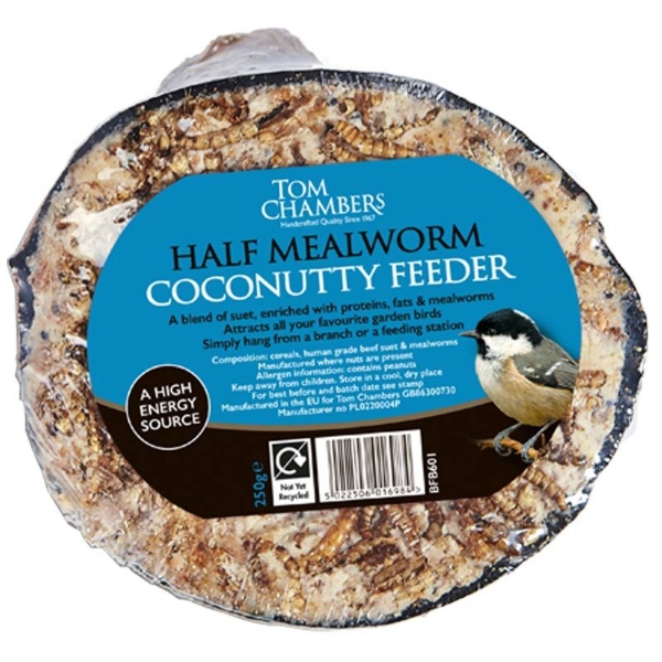 TOM CHAMBERS HALF MEALWORM COCONUTTY FEEDER.