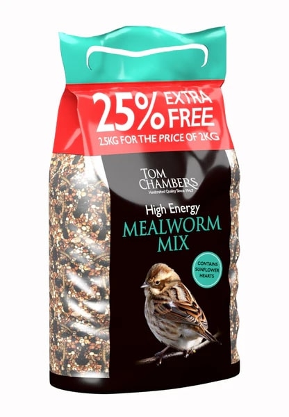 TOM CHAMBERS HIGH ENERGY MEALWORM MIX