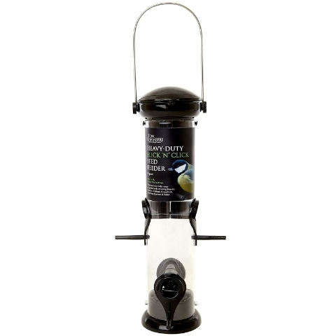 TOM CHAMBERS HEAVY DUTY FLICK N CLICK SEED FEEDER