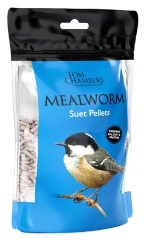 TOM CHAMBERS MEALWORM SUET PELLETS 0.9KG